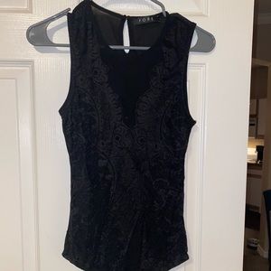 Black lace bodysuit
